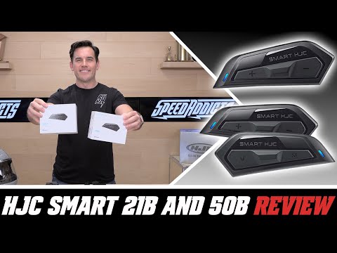 HJC Smart 21B and 50B Bluetooth Headset by Sena Review at SpeedAddicts.com