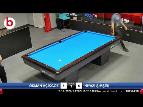 OSMAN AÇIKGÖZ & NİYAZİ ŞİMŞEK Bilardo Maçı - 