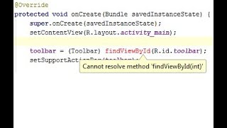 Cannot resolve symbol | Cannot resolve method in Android Studio Error Solved