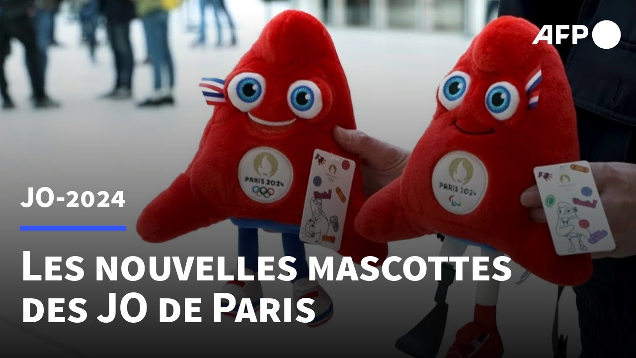 Les "Phryges", nouvelles mascottes des JO-2024 de Paris | AFP