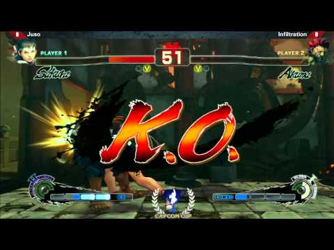Juso vs Infiltration - TGS2013 Capcom Cup Qualifier - SSF4: AE Ver. 2012