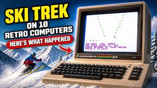 Ski Trek on 10 Retro Computers — Here's What Happened
