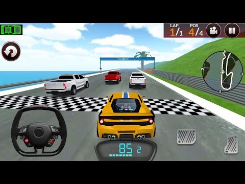 Drive for Speed Simulator - Car Driving 2018 Yellow Camaron Car Unlocked - Android GamePlay #3