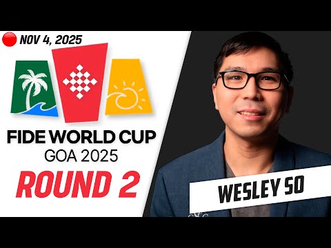 🔴 Round 2: Wesley So vs. Titas Stremavicius - FIDE World Cup 2025