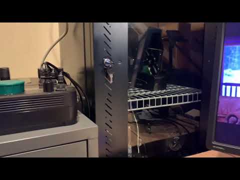 Home office loft workstation