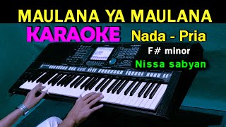 Download lagu YA MAULANA - Nissa Sabyan | KARAOKE Nada Pria mp3