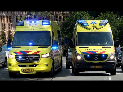A1, [Rijopleiding-] Ambulances in Huizen & Hilversum