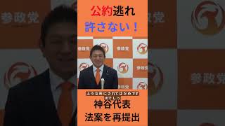確信犯　自民党のパクリ疑惑！？神谷宗幣が語る「国旗損壊罪」再提出の真相