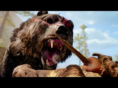 All Animals Attacks - Far Cry Primal [4K 60FPS]