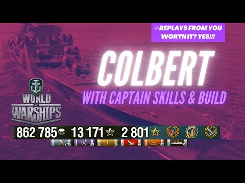 Unleashing Hellfire: COLBERT Cruiser Dominates Battle World of Warships #wows #worldofwarships