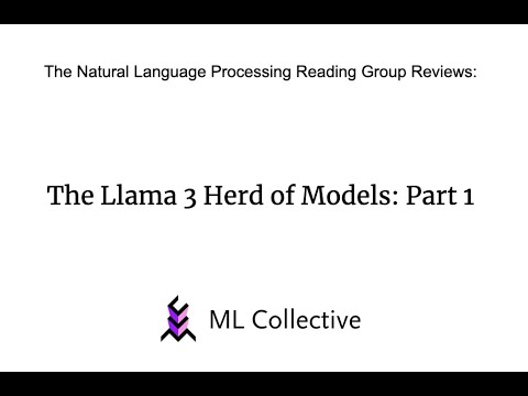 The Llama 3 Herd of Models: Part 1