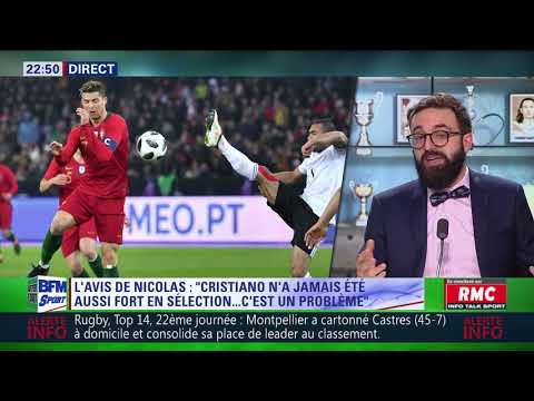 After Foot du samedi 24/03 – Partie 3/6 - L'avis tranché de Nicolas Vilas sur Cristiano Ronaldo