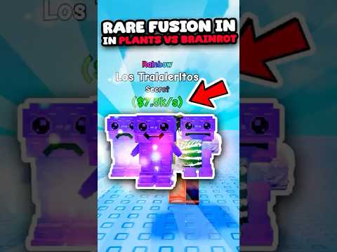FUSING MY RAINBOW LOS TRALALERITOS IN PLANTS VS BRAINROTS ROBLOX