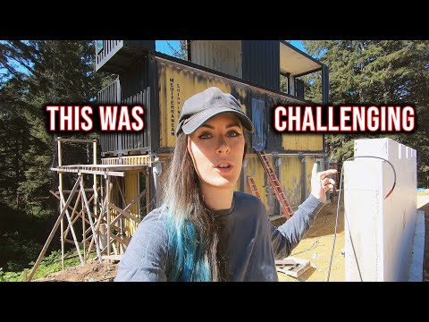 PHASE 2 is ALMOST COMPLETE for our CONTAINER HOME! #build #construction #diy #welding