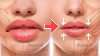 Get Smaller & Slimmer Lips Naturally | Lift Droopy Mouth Corners, Reduce Mouth Fat, Laugh Lines