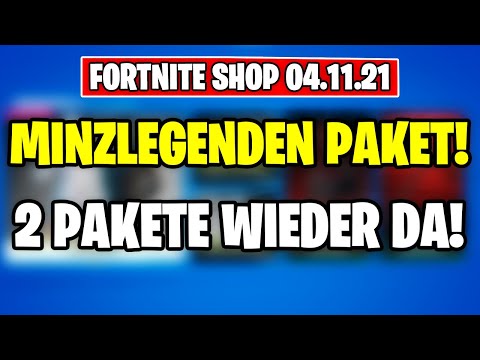 Fortnite Shop 4.11 | NEUE MINZLEGENDEN SKINS! | Shop von Heute 04.11.2021 | FRAPZZ