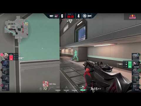 100T HIKO'S 0.06 SECOND CLUTCH IN VALORANT PRO TOURNAMENT - 100T VS ENVY