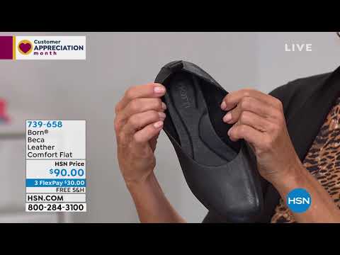 Born Beca Leather Comfort Flat