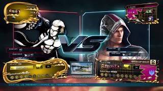 【PS4】鉄拳7[音声なし垂れ流し]スティーブ(剛拳)ランクマッチ2