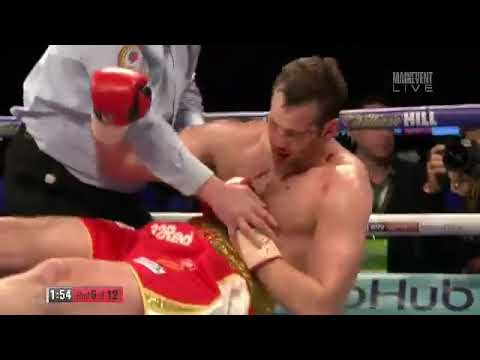 Brutal k.O in boxing