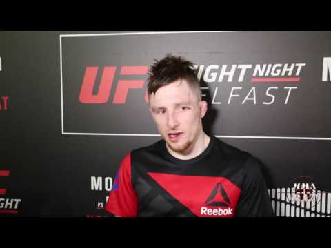Brett Johns UFC Fight Night Belfast Post Fight Media Scrum