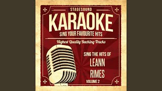 My Baby (Karaoke Version Originally Performed By Leann Rimes)