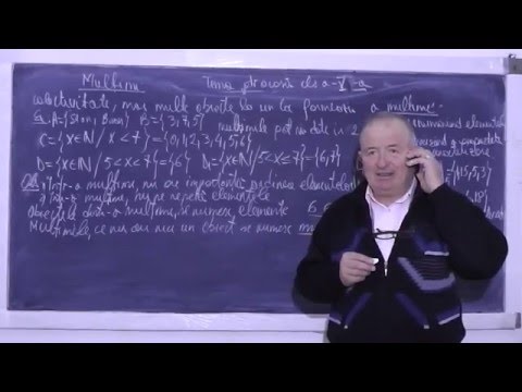 1/2 Lectia 842 - Modalitati de a indica o multime | Operatii cu multimi | Divizori - Tema Clasa 5