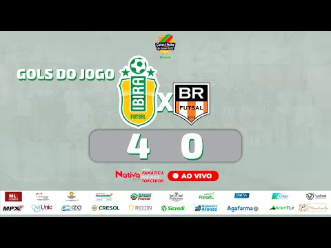 Gols - Ibira Futsal 4 X 0 BR Futsal - Gauchão Série B 2023