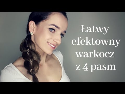 JAK ŁATWO I SZYBKO ZROBIĆ WARKOCZ Z 4 CZĘŚCI? *fryzury tv*