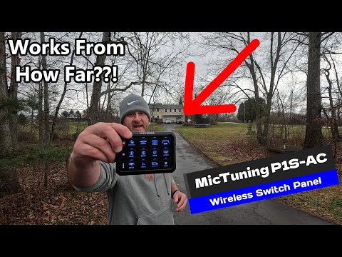 MicTuning P1S-AC, Wireless Switch Panel with INCREDIBLE Range!