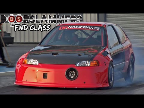 FWD CLASS AT DOORSLAMMERS 2021 - SANTA POD RACEWAY