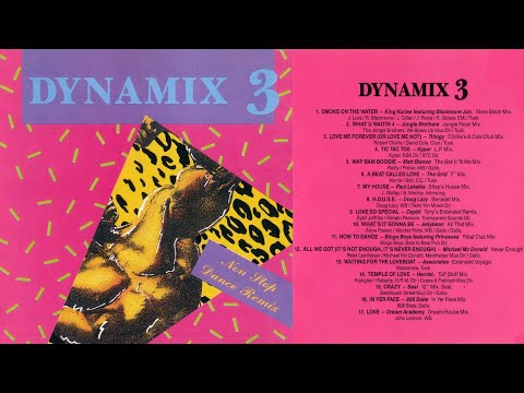 DYNAMIX - VOLUME 3 2LP NON STOP MIX (1991) EuroHouse Synth Dance Pop Rock Rave Rap RnB Funky 80s 90s