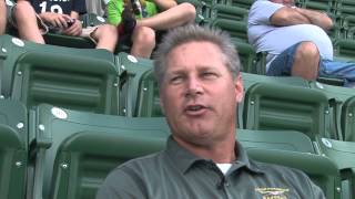 Packers ticket holders in new seating check out the view