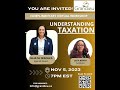 TELL ME MORE Understanding Taxation A Grandieu Production Guest Is Sujata De Souza