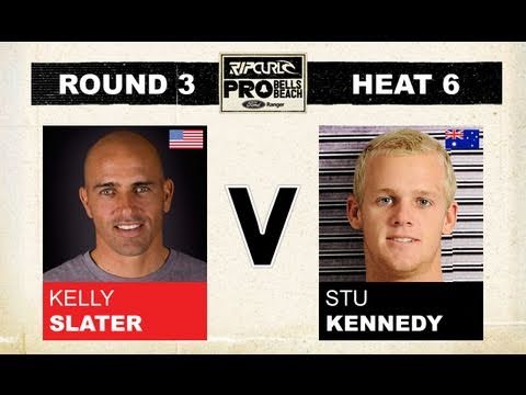 Round 3, Heat 6 - Kelly Slater vs Stu Kennedy