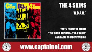 Music video thumbnail preview for 4 skins - ACAB by The 4‐Skins