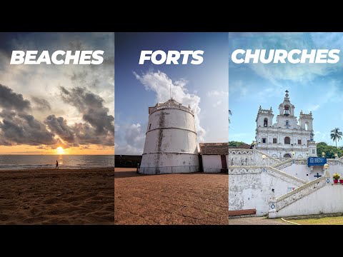 Complete 3 Day Goa Tour guide // Top Beaches  . Forts .  Churches