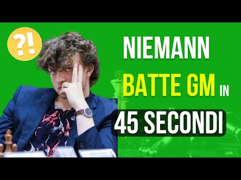 Niemann Beats GM in 45 Seconds! 👀