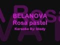Belanova - rosa pastel KARAOKE OFICIAL 