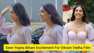 Yogita Bihani Say ke I Very Excited For Film Vikram Vedha With Hrithik Roshan Saif Ali Khan 🔥🔥