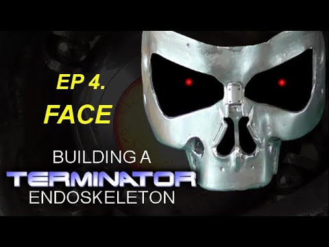 EP4-Face. Terminator T800 working robot