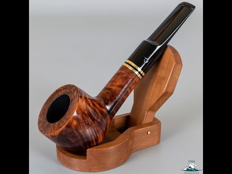 Handmade Danmore Smooth Straight Pot Saddle Stem Sandwich Brass Bands 9mm