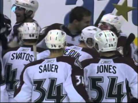 José Theodore Shootout Win Celebration, 2/22/2008