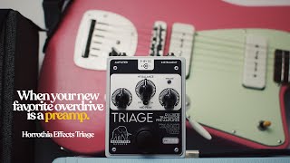 Video thumbnail for I'm currently obsessed with this preamp! | Horrothia FX Triage Preamp/Overdrive by Ambient Endeavors