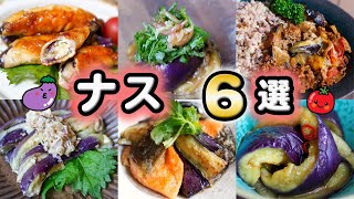 お弁当のおかずシリーズ【 ナスレシピ 】10分以内ですぐできる!ナスレシピ6選~包丁もまな板もいらない~ 【 bento 】