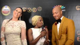 IK Ogbonna And Wife Sonia Get Intimate At AMVCA 2016 | Pulse TV video
