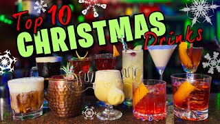 Top 10 Christmas Cocktails You NEED To Try This Year! 🎄🍸 #christmascocktails #holidaydrinks