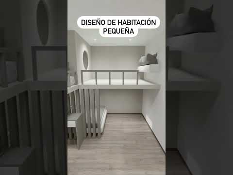 Diseño de pequeña habitación! #viral #remodelacion #diseño