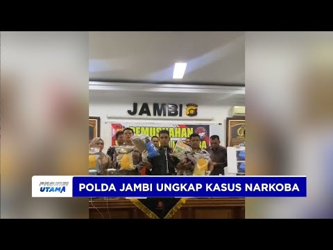 POLDA JAMBI UNGKAP KASUS NARKOBA
