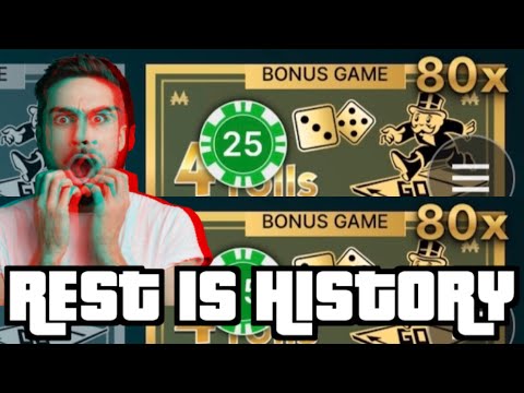 MONOPOLY LIVE 80X CHANCE 4 ROLLS OMFG 😳😳😳 #monopoly #crazytime